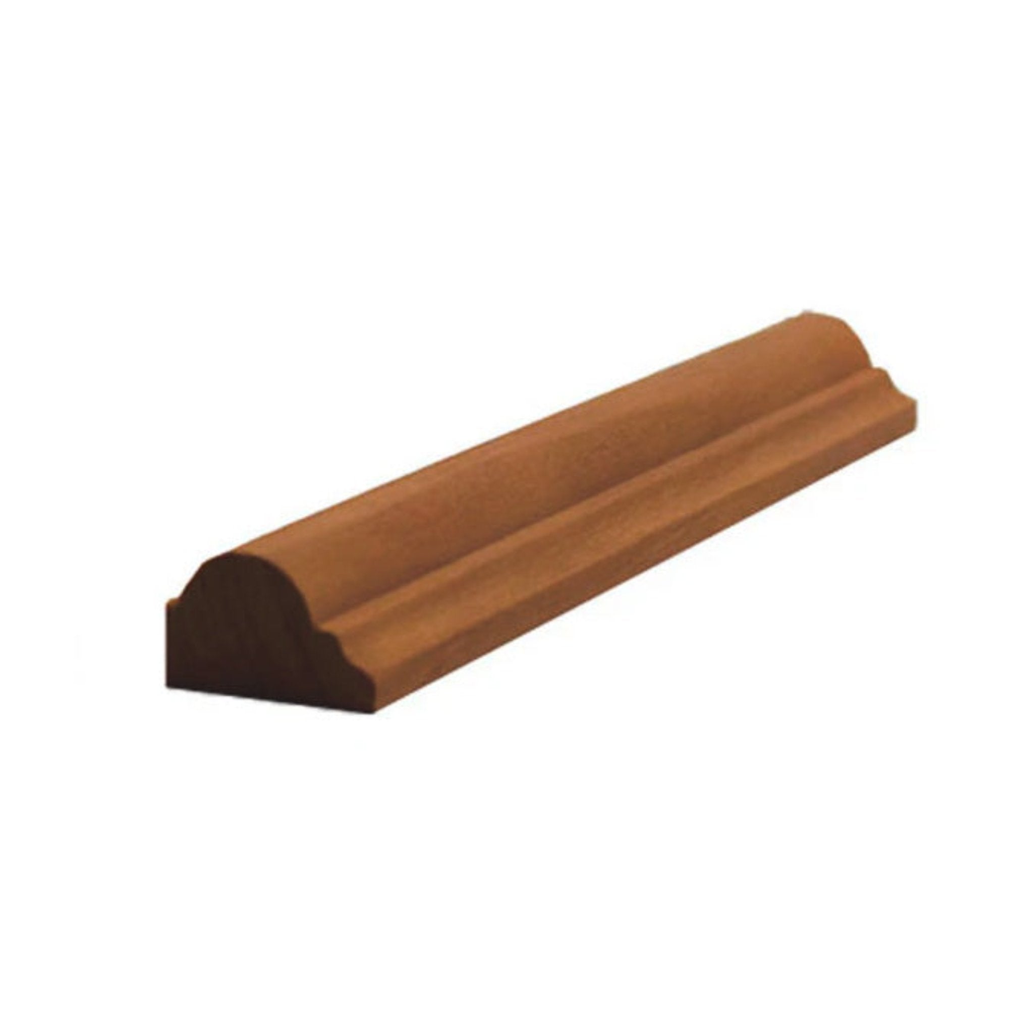 Unfinished mini panel molding 3/4 inch wide by 1/2 inch thick in various hardwoods