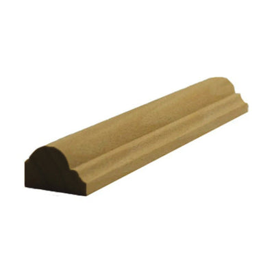 Unfinished mini panel molding 3/4 inch wide by 1/2 inch thick in various hardwoods