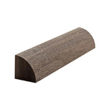Unfinished 3/4 inch by 3/4 inch quarter round hardwood molding trim in various wood types