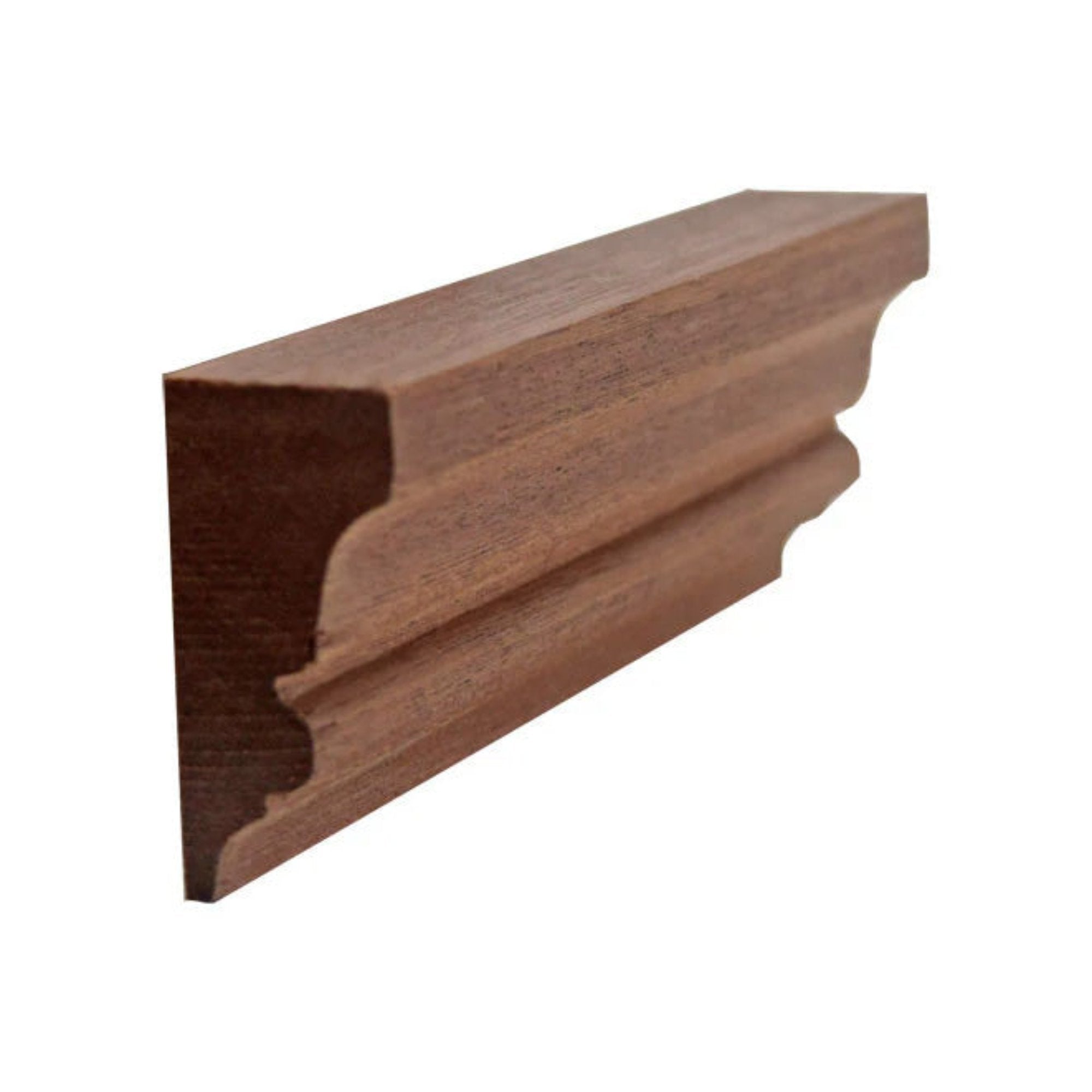 EWSC11 Solid Crown Moulding unfinished hardwood profile and wood samples