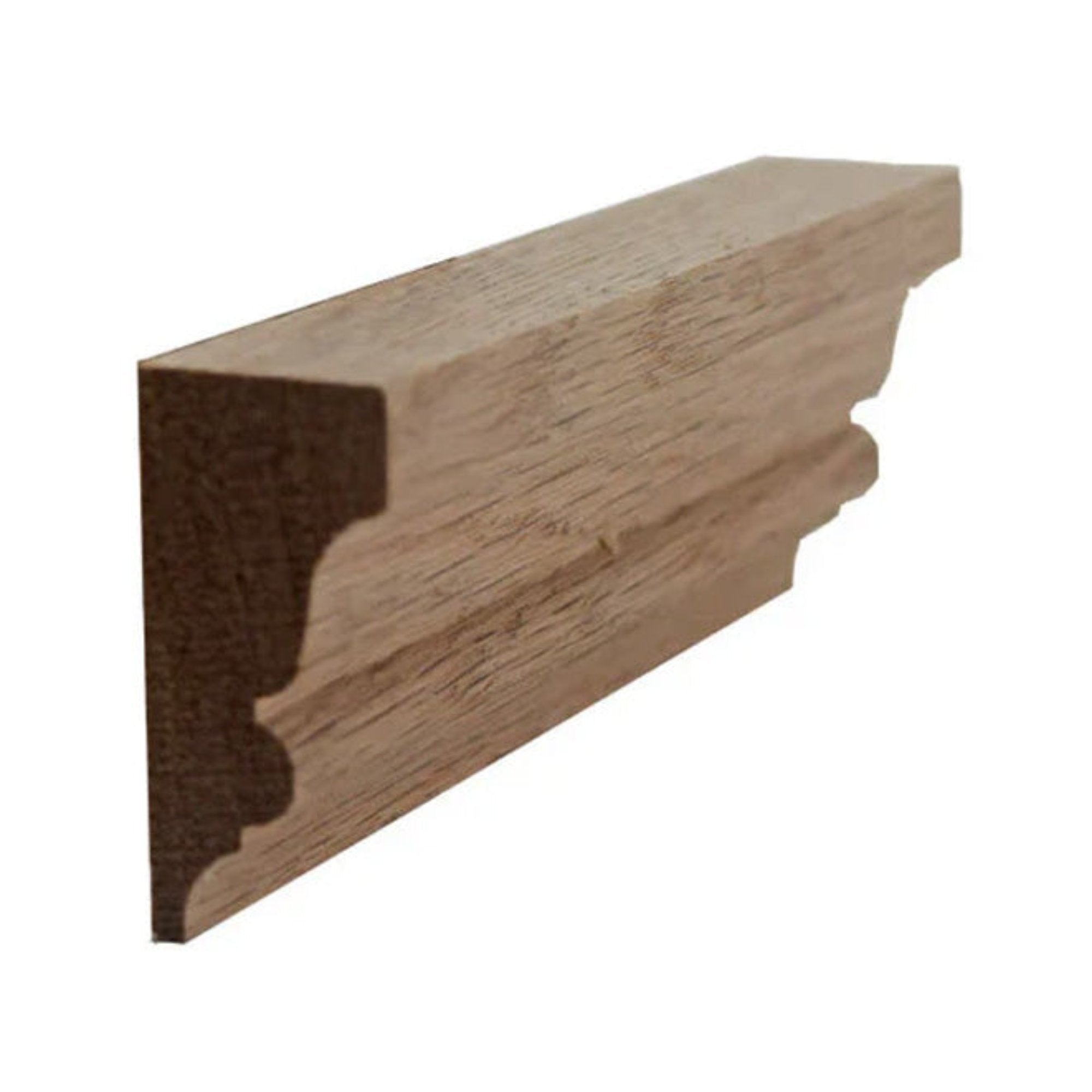 EWSC11 Solid Crown Moulding unfinished hardwood profile and wood samples