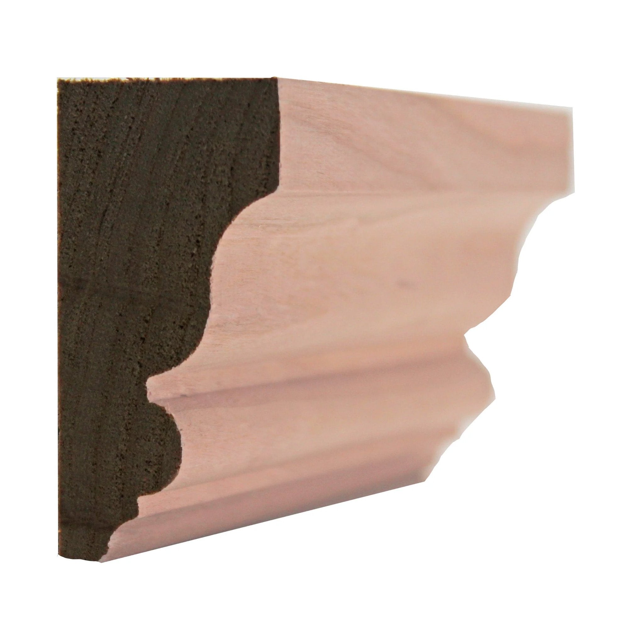 EWSC12 unfinished solid hardwood crown molding in various wood types