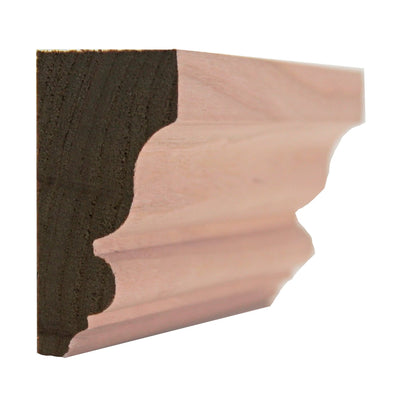 EWSC12 unfinished solid hardwood crown molding in various wood types