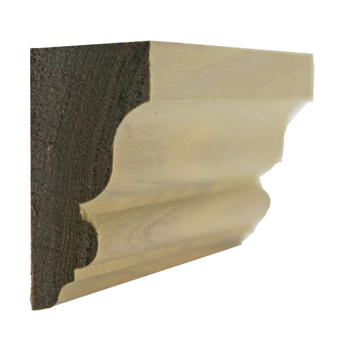 EWSC12 unfinished solid hardwood crown molding in various wood types