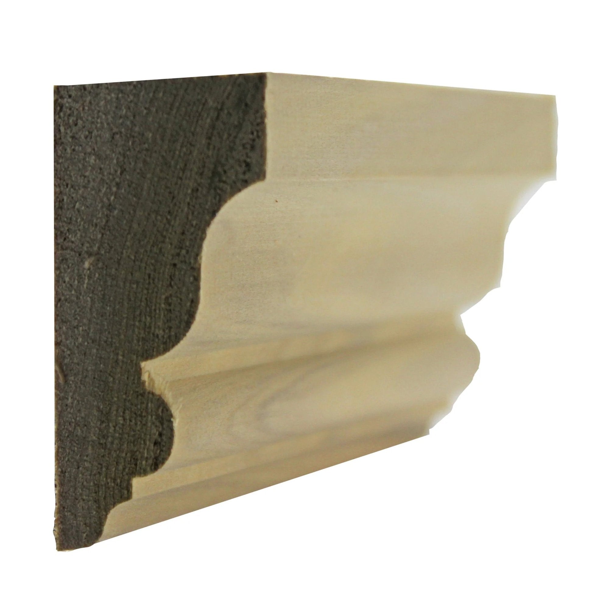 EWSC12 unfinished solid hardwood crown molding in various wood types