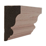 EWSC12 unfinished solid hardwood crown molding in various wood types