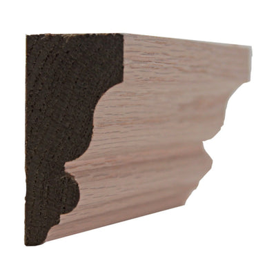 EWSC12 unfinished solid hardwood crown molding in various wood types