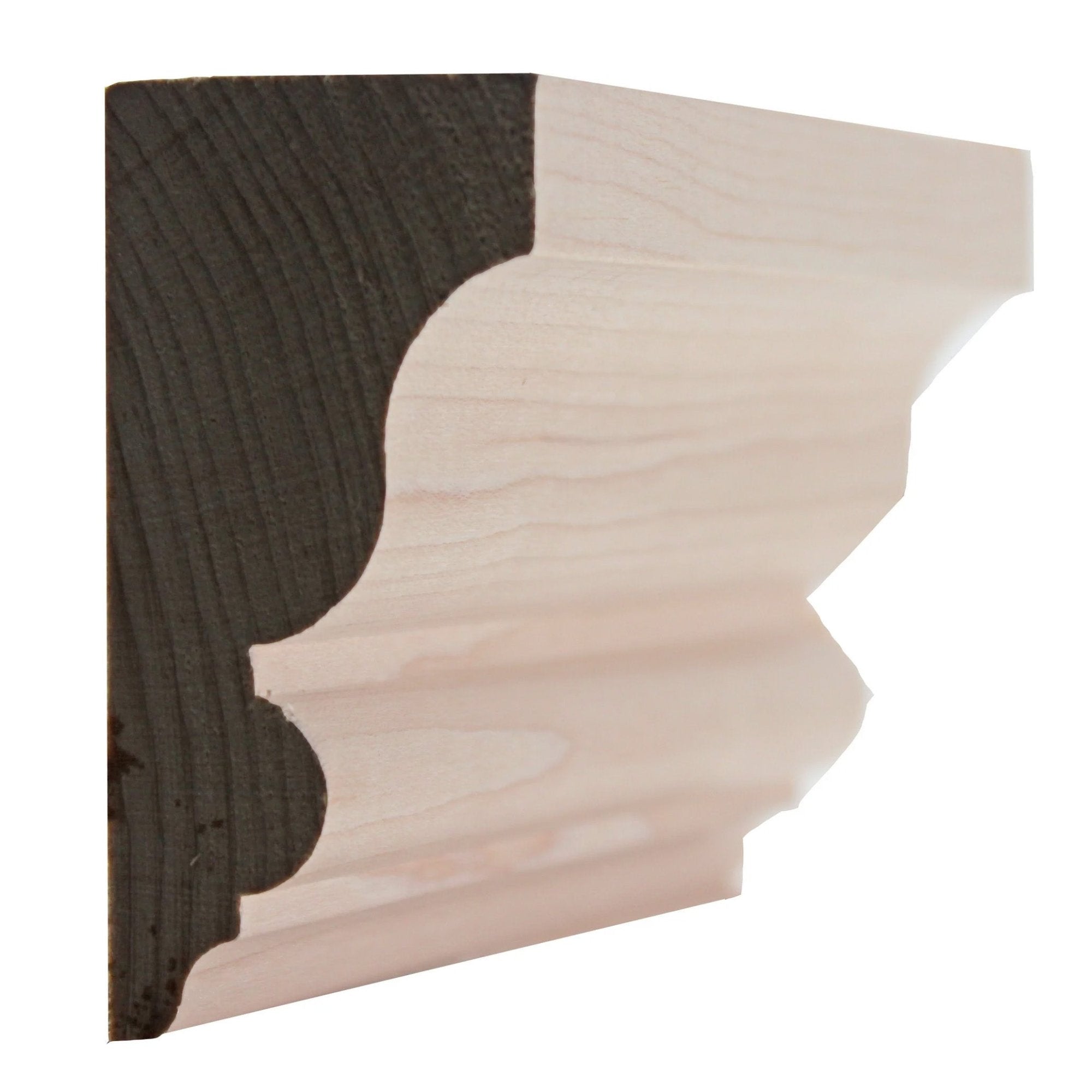 EWSC13 solid hardwood crown molding unfinished in various wood types