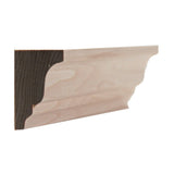 EWSC16 solid crown molding unfinished hardwood