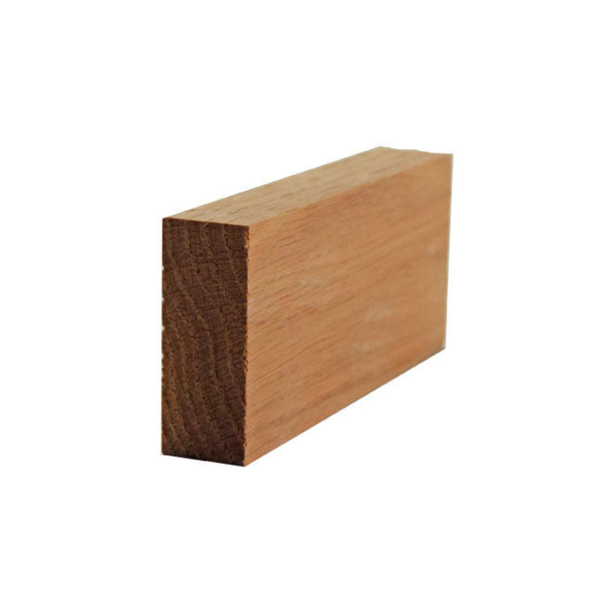 EWSS11 Square Stock 2 inch wide by 3/4 inch thick unfinished hardwood trim in various wood types