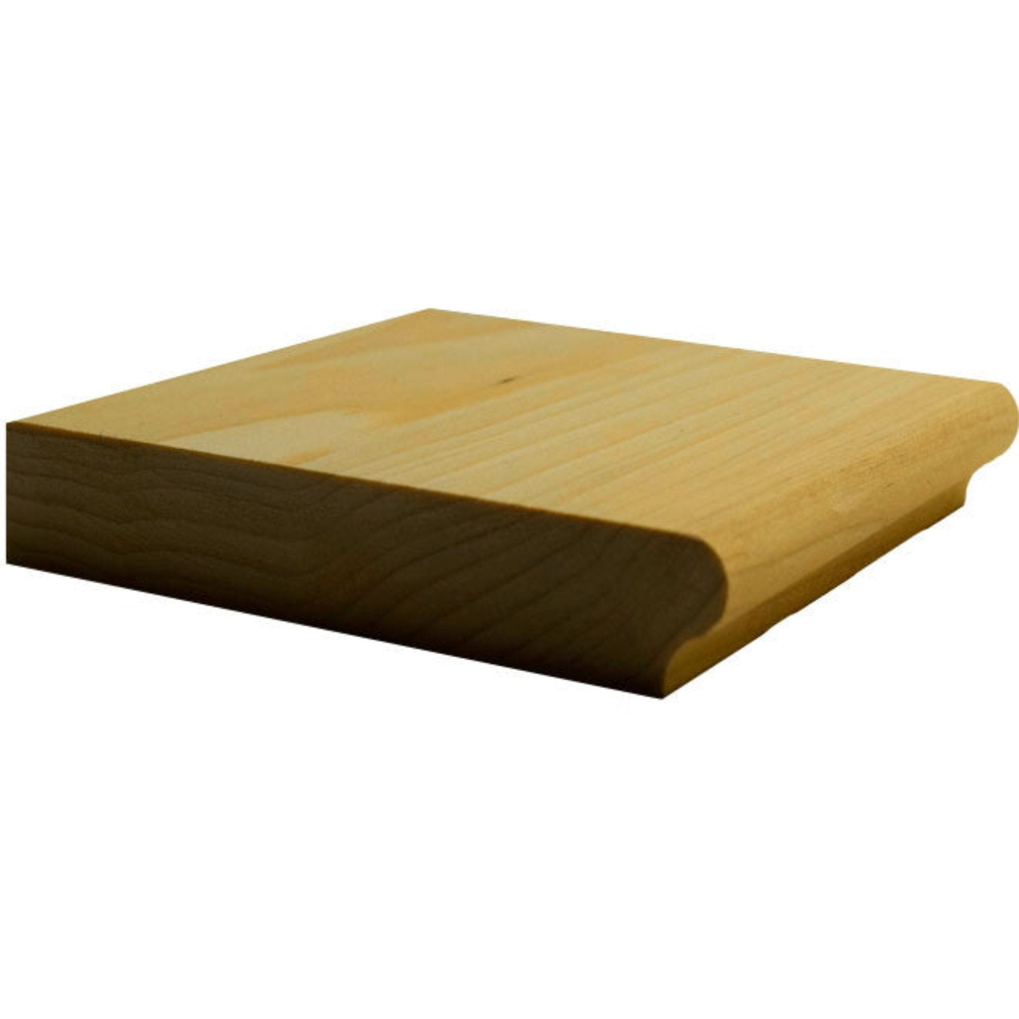 Colonial style unfinished hardwood windowsill molding 5-1/4 inches wide by 3/4 inch thick