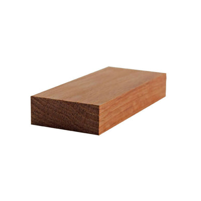 Unfinished 2 inch wide by 3/4 inch thick solid hardwood window sill molding