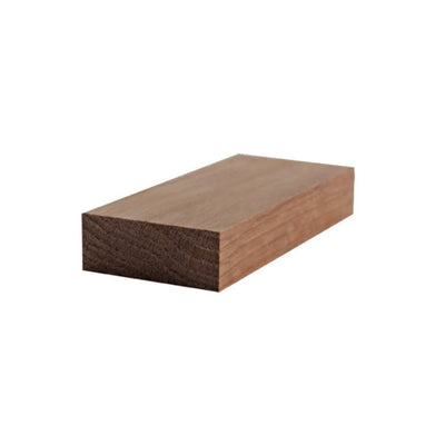 Unfinished 2 inch wide by 3/4 inch thick solid hardwood window sill molding
