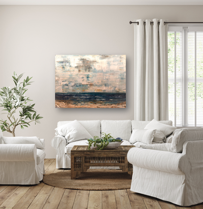 Earth Sea and Sky Artist Enhanced Canvas Print by John Beard Collection - product image 2 for Resin Society