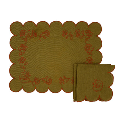 Earthen Pine Placemat - Set of 4 by Ro'Table - product image 2 for Resin Society