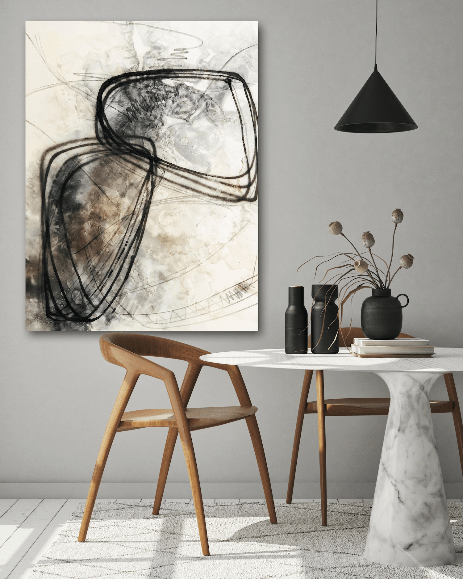 Eclipse Artist Enhanced Canvas Print by John Beard Collection - product image 3 for Resin Society