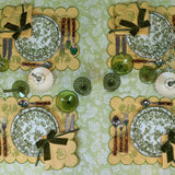 100% Premium Linen - Eden Flora Parlour Tablecloth by Ro'Table - product image 2 for Resin Society