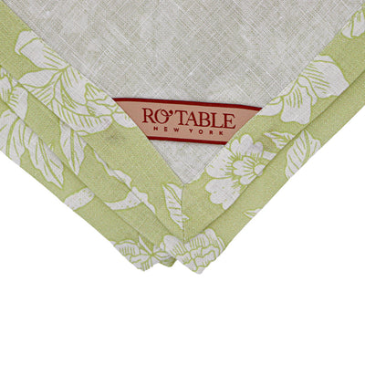 100% Premium Linen - Eden Flora Parlour Tablecloth by Ro'Table - product image 3 for Resin Society