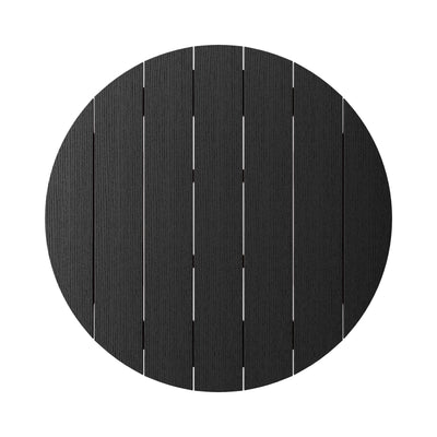 SoPoly 36 inch round counter-height outdoor table in various colors