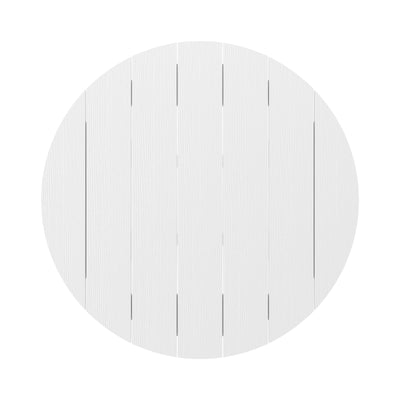 SoPoly 36 inch round counter-height outdoor table in various colors