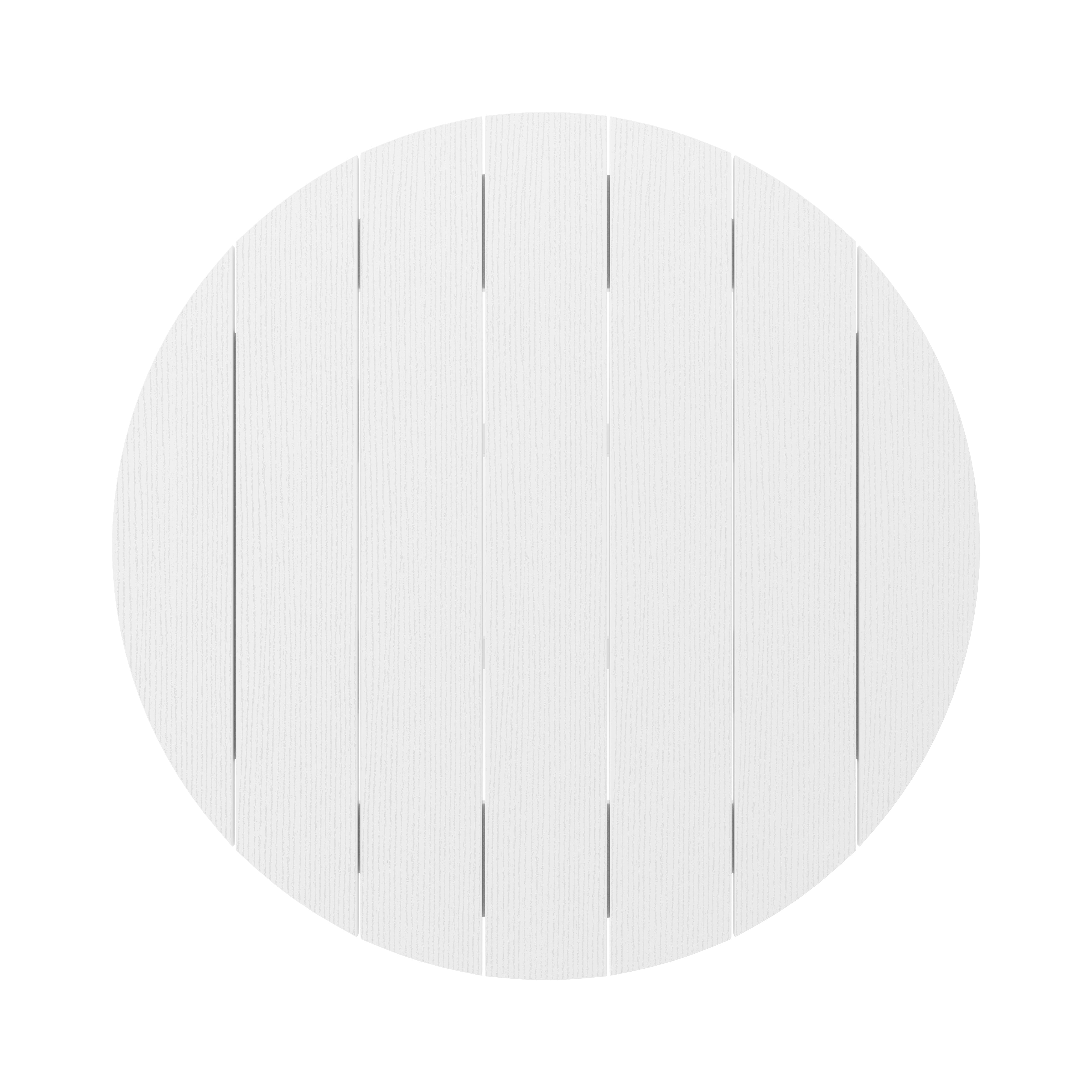 SoPoly 36 inch round counter-height outdoor table in various colors