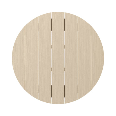 SoPoly 36 inch round counter-height outdoor table in various colors