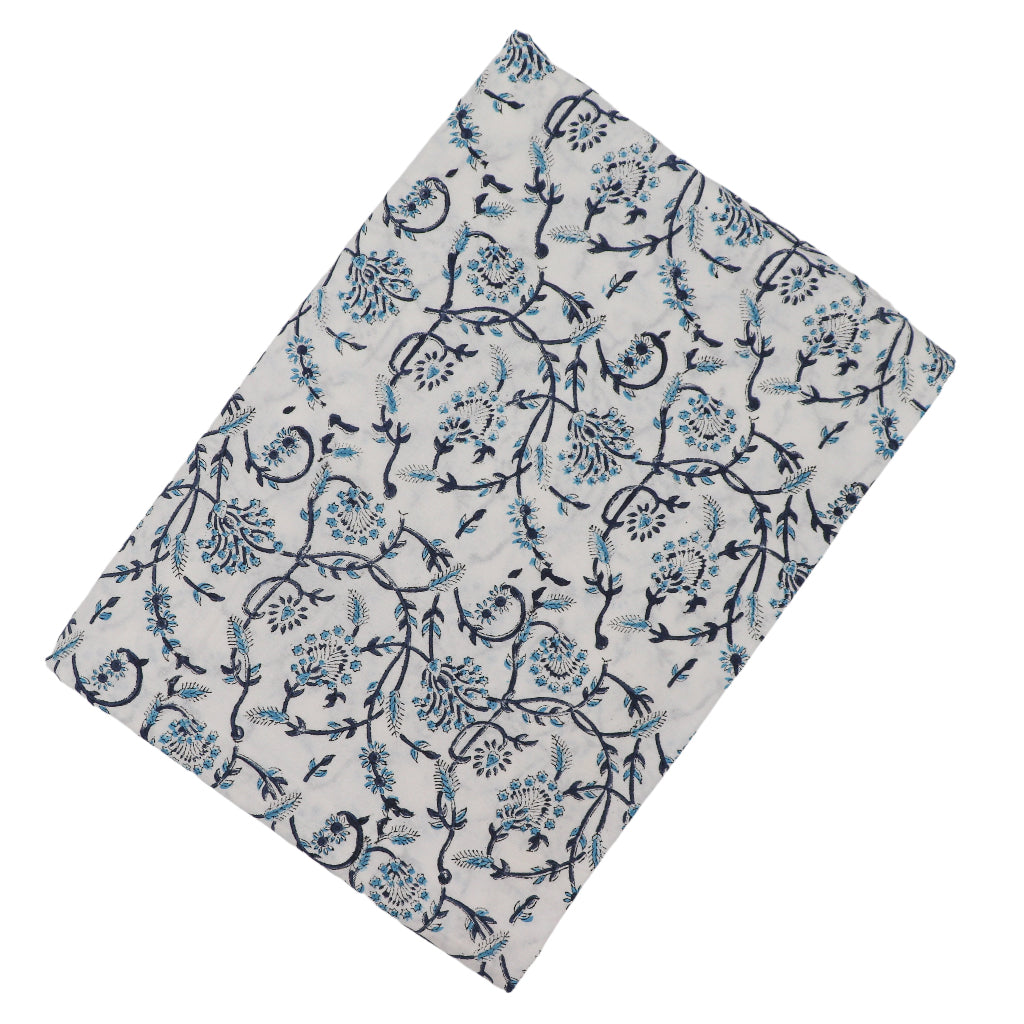 100% Organic Cotton - Eleanor Royal Blue Tablecloth by Ro'Table - main product image for Resin Society