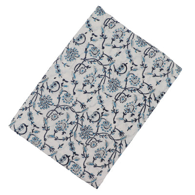 100% Organic Cotton - Eleanor Royal Blue Tablecloth by Ro'Table - main product image for Resin Society