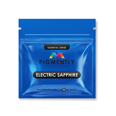 Electric Sapphire blue mica powder pigment for epoxy resin projects