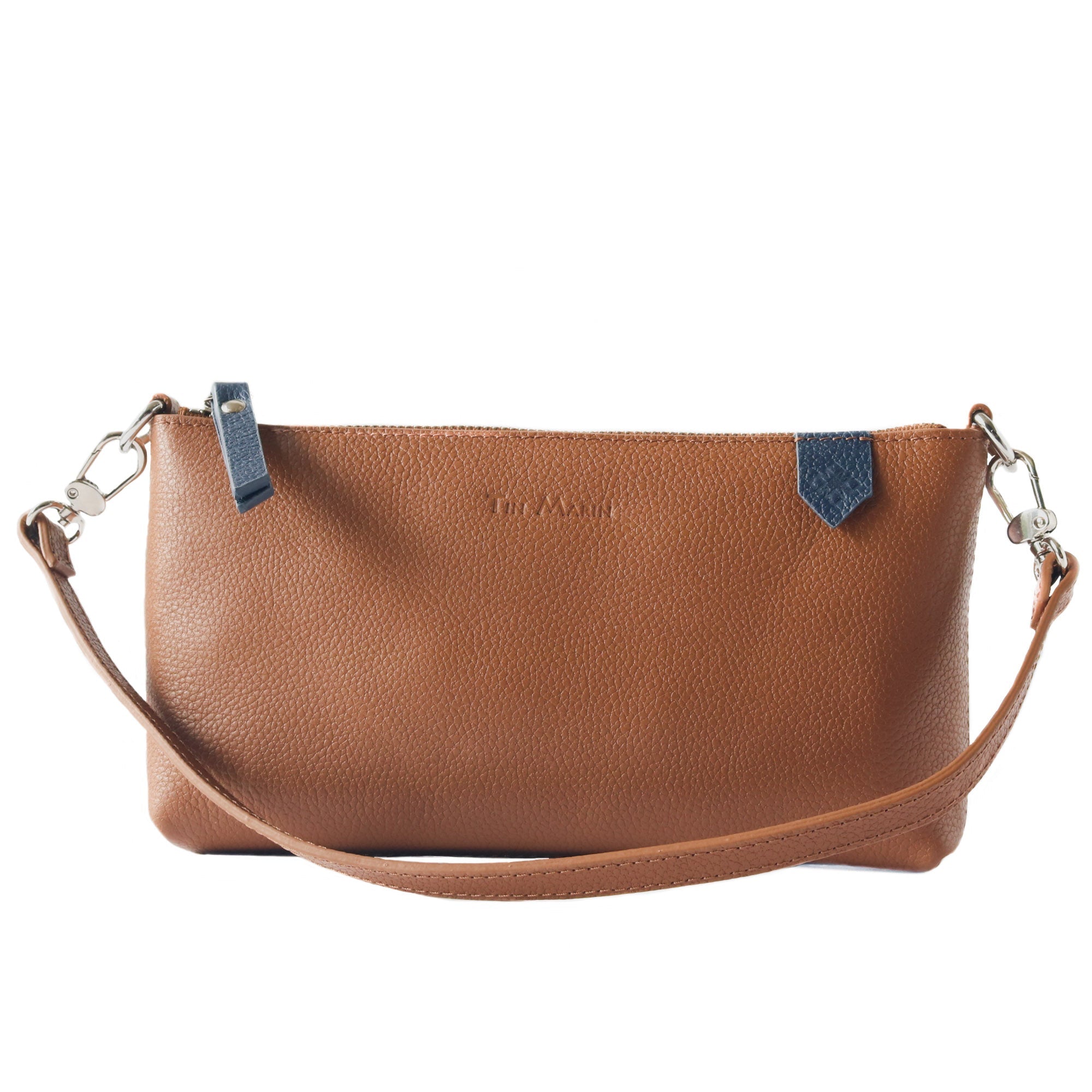 Elia Convertible Leather Bag – Clutch, Shoulder & Crossbody by Tin Marin Brand - main product image for Resin Society