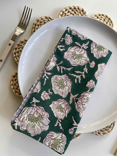 Reversible Floral Napkins by Sarah Spiegel