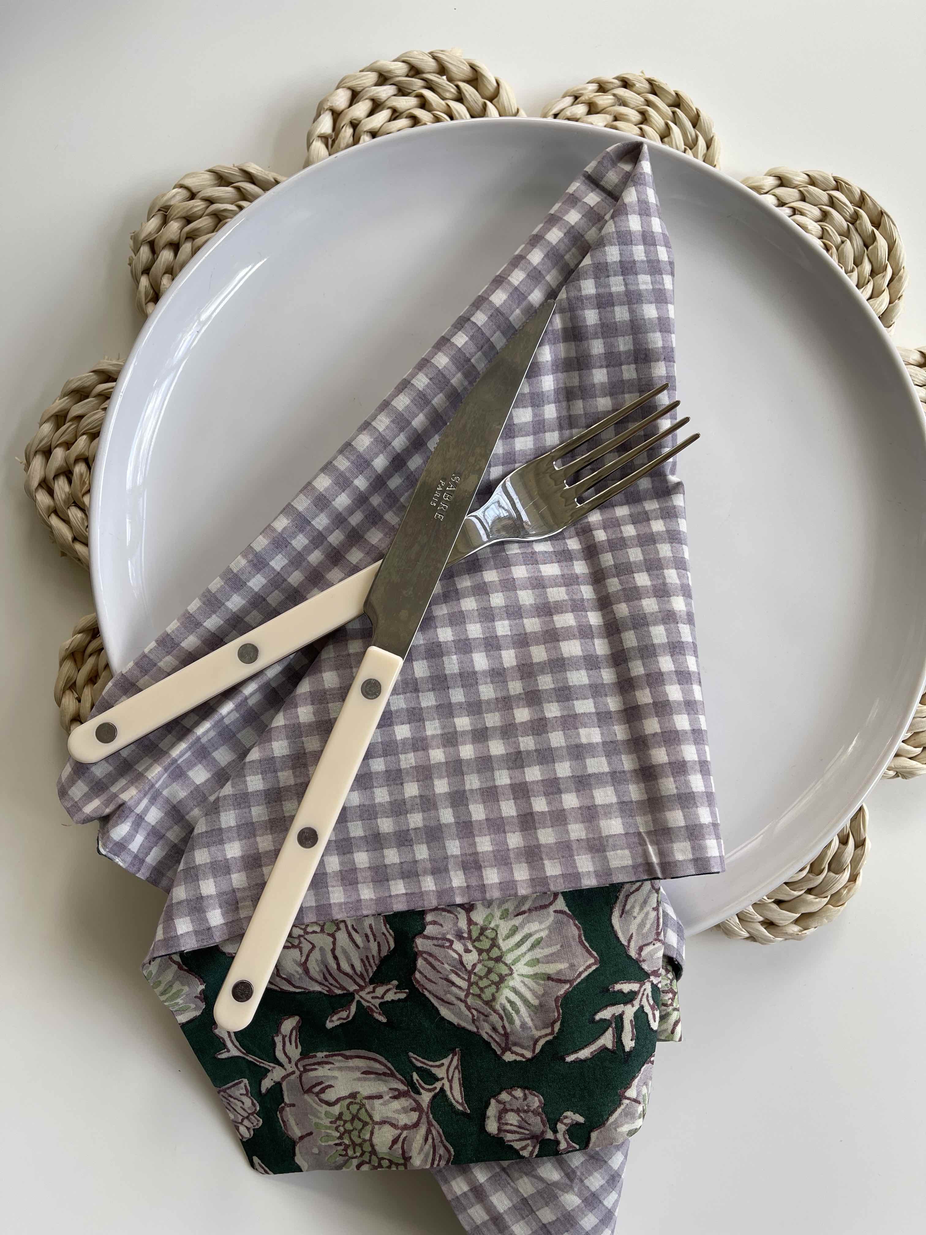 Reversible Floral Napkins by Sarah Spiegel