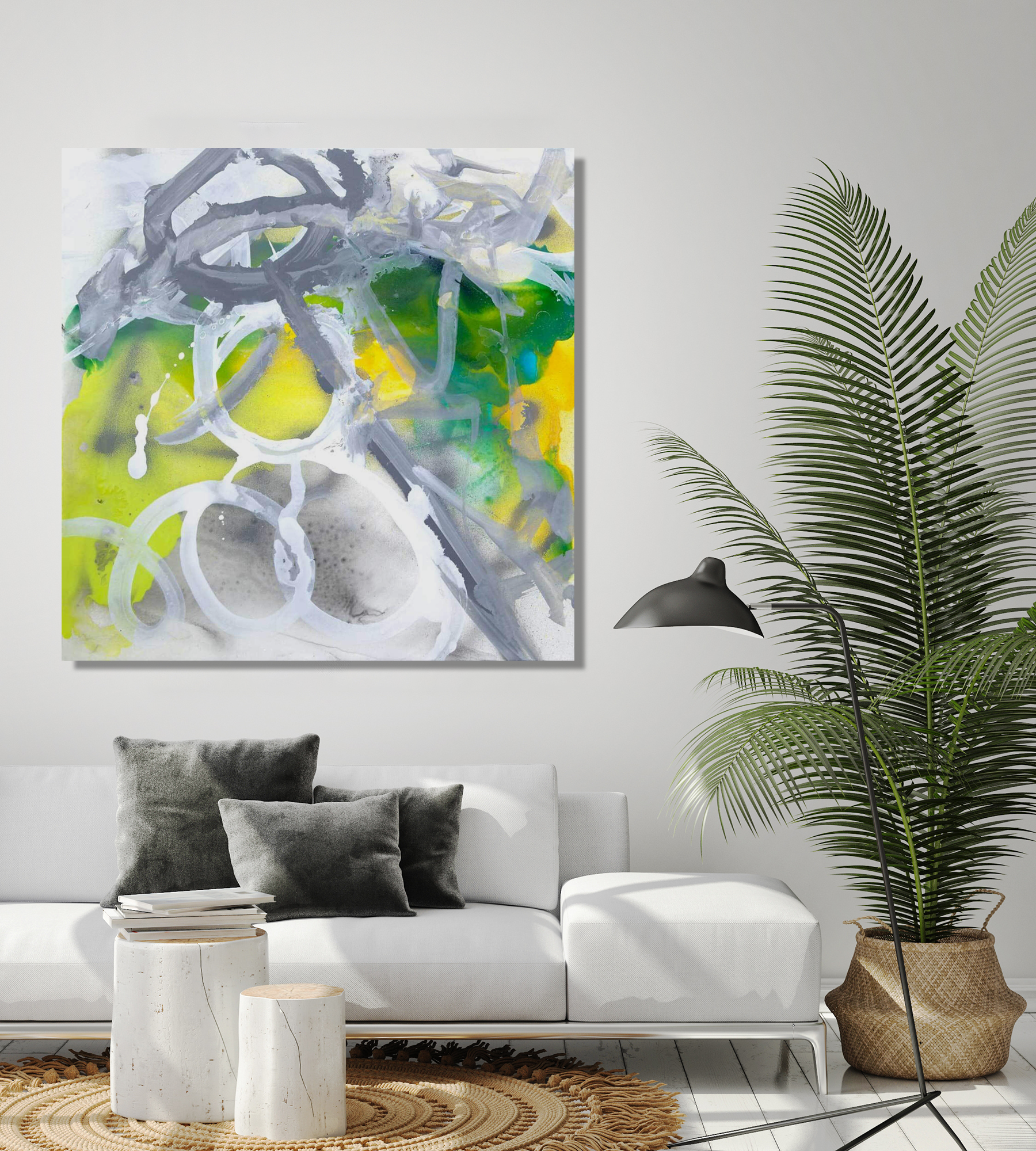 Emerald Artist Enhanced Canvas Print by John Beard Collection - product image 2 for Resin Society