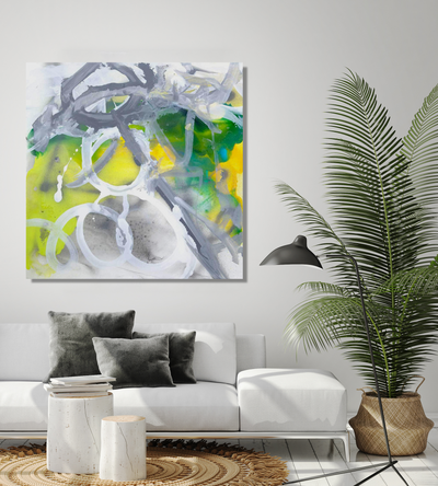 Emerald Artist Enhanced Canvas Print by John Beard Collection - product image 2 for Resin Society