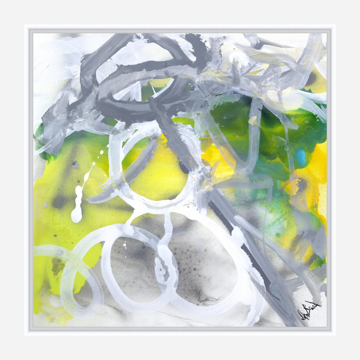 Emerald Artist Enhanced Canvas Print by John Beard Collection - product image 6 for Resin Society