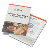 Emerge Survival Household Emergency Planning Sheets laid out with text and spaces to fill in vital emergency information