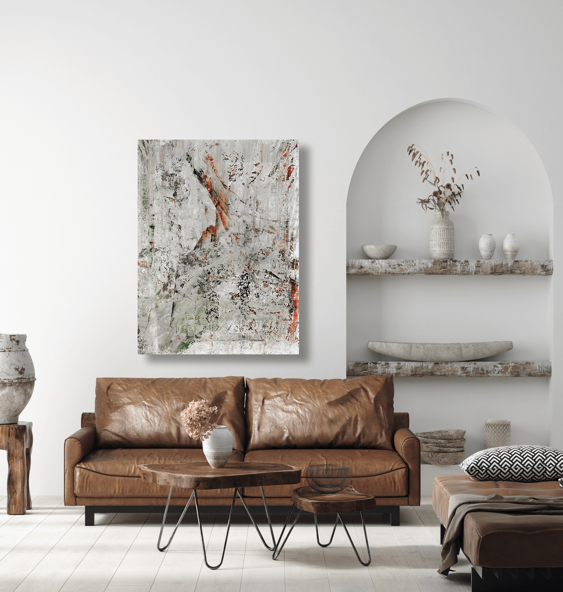 Engine Red Artist Enhanced Canvas Print by John Beard Collection - product image 2 for Resin Society