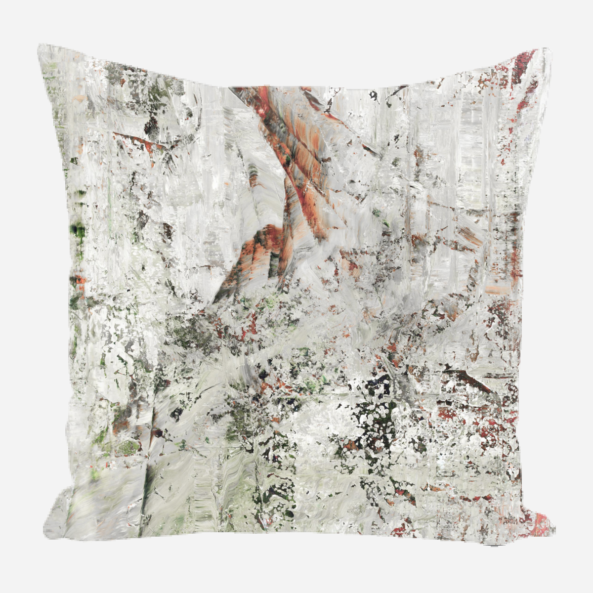 Engine Red Pillow