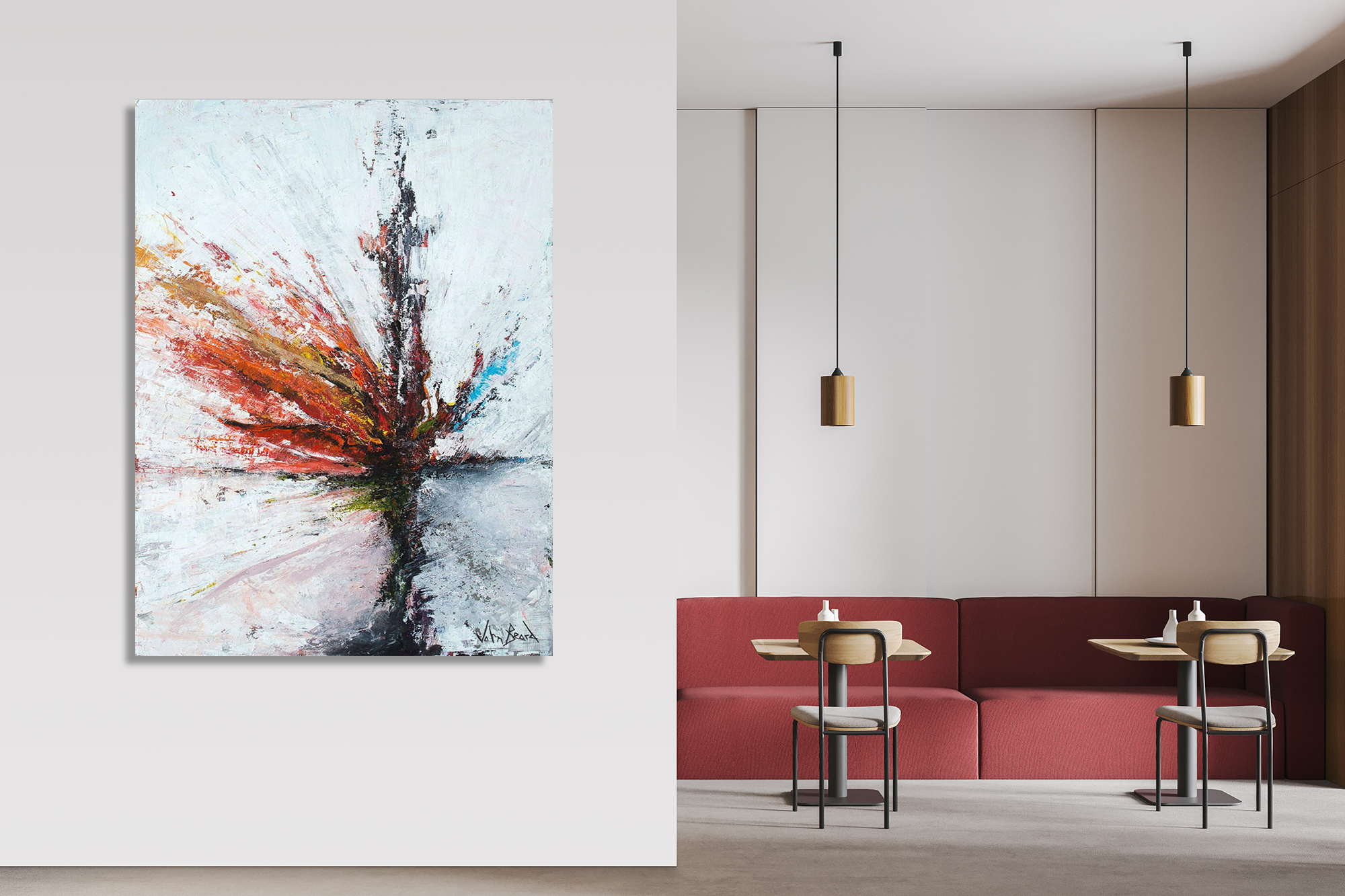 Entropy Artist Enhanced Canvas Print by John Beard Collection - product image 2 for Resin Society
