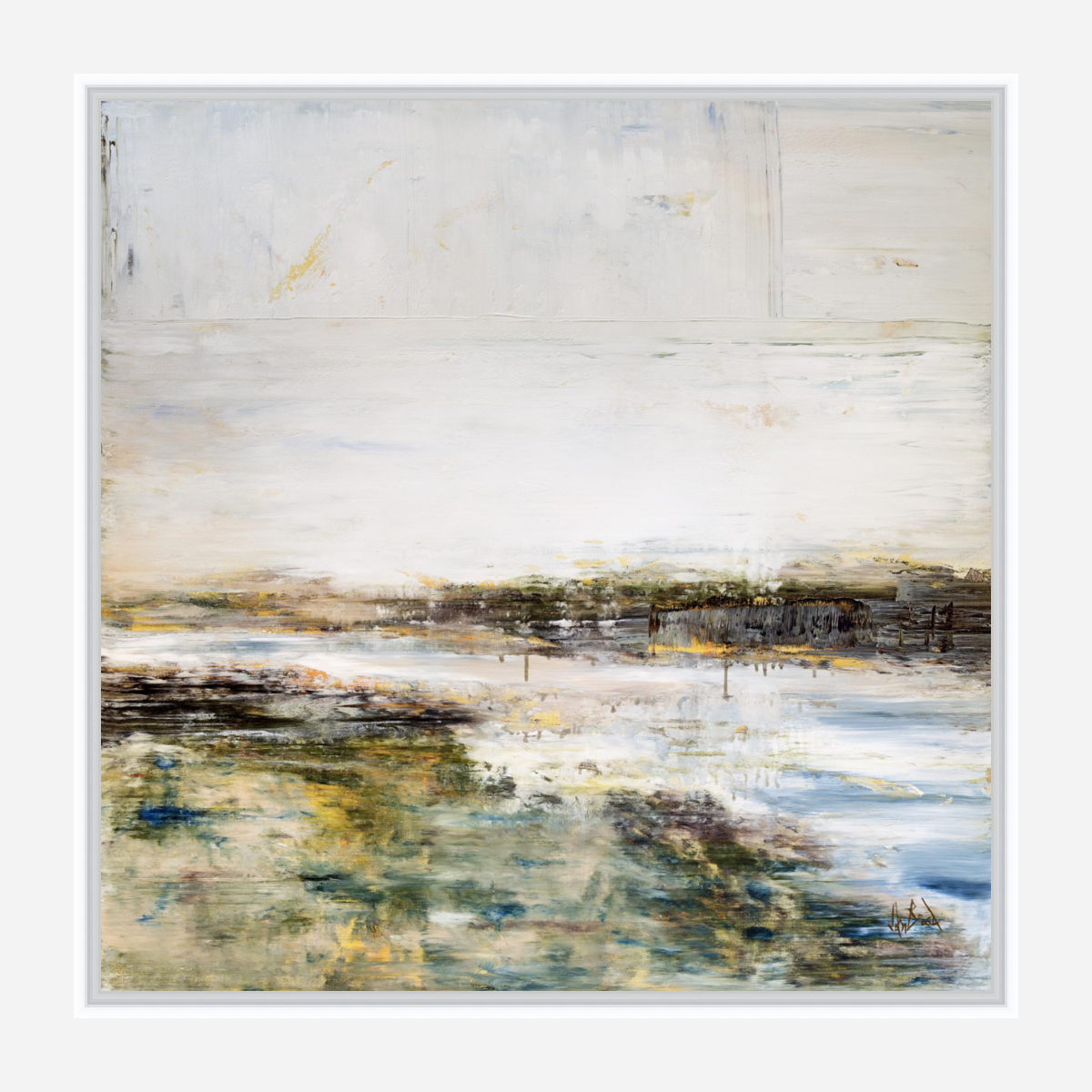Estuary Artist Enhanced Canvas Print by John Beard Collection - product image 2 for Resin Society