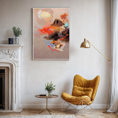 Canvas Print: "Ethereal Unfolding" by Tailored Canvases - product image 2 for Resin Society