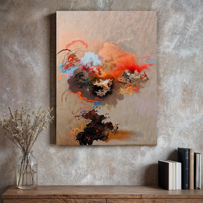 Canvas Print: "Ethereal Unfolding II" by Tailored Canvases - main product image for Resin Society