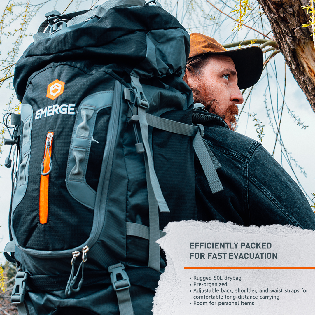 Evacuation Pro Bag by Emerge Survival - product image 4 for Resin Society