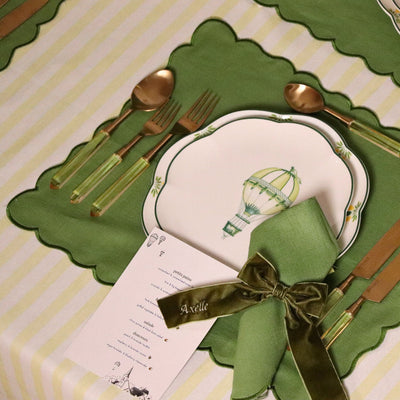 Evergreen Wave Placemat - Set of 4 by Ro'Table - product image 3 for Resin Society