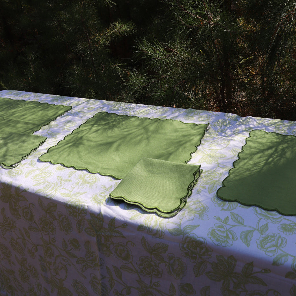 Evergreen Wave Placemat - Set of 4 by Ro'Table - product image 4 for Resin Society