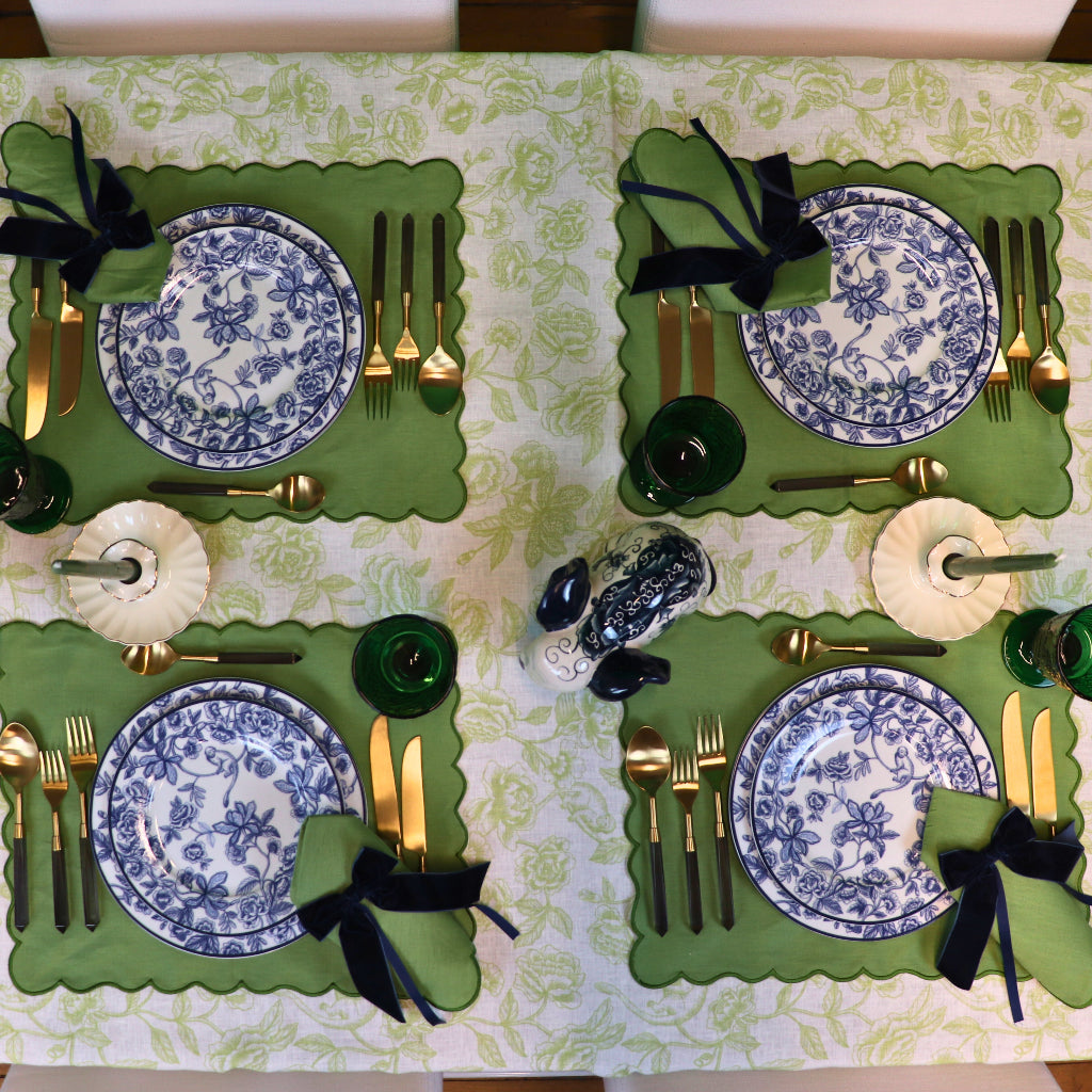 Evergreen Wave Placemat - Set of 4 by Ro'Table - product image 5 for Resin Society