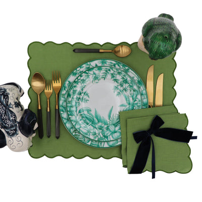 Evergreen Wave Placemat - Set of 4 by Ro'Table - product image 6 for Resin Society
