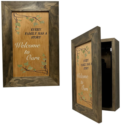 Hidden Gun Storage Every Family Story Concealed Shelf by Bellewood Designs - main product image for Resin Society