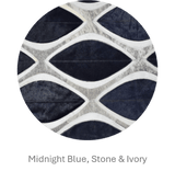 Eye Cat – Contemporary Custom Rug in Cowhide by Homelosophy
