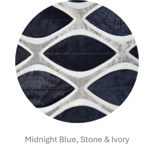 Eye Cat – Contemporary Custom Rug in Cowhide by Homelosophy